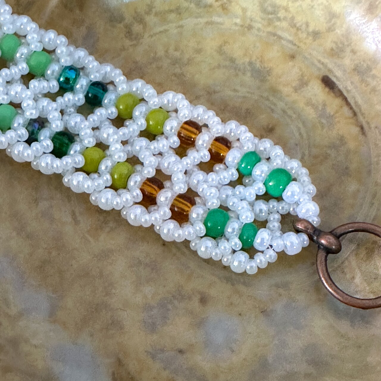 Double, Flat Spiral Rope Stitch with @daniellewickesjewelry